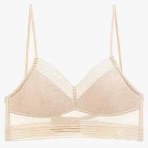 NWOT Women’s Lace-U-Back Lifting Bra, Starry Bra - Low Back Wireless Bra